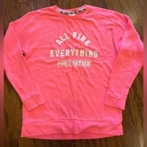 Women's PINK crewneck sweatshirt